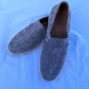 *** Joie Huxley Slip on Suede Leather Sneakers